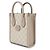 Gucci Bolsa mini tote feminina entrelaçada Marrom - vista 4