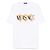 Versace Maxi Kettenlogo T-Shirt Weiß