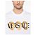 Versace Maxi Kettenlogo T-Shirt Weiß - Ansicht 7