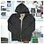Burberry Felpa con cappuccio e zip in cotone carbone logo cavallo Marrone - vista 20