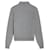 Céline Feiner Baumwoll-Polo-Pullover Mittelgrau Braun  - Ansicht 2