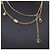 Louis Vuitton Collana in Oro Blooming Strass D'oro - vista 4