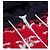 Céline Giacca con cappuccio in pile Fair Isle Triomphe Blu Navy Rosso - vista 3