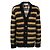 Marni Schwarzer Streifen-Mohair-Cardigan Mehrfarben