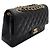 Chanel Borsa a Spalla Media Caviar Classic Flap Nera Nero - vista 3