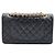 Chanel Borsa a Spalla Media Caviar Classic Flap Nera Nero - vista 4
