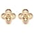 Tory Burch Stacked Stud Clover Golden  - Ansicht 1