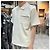 Thom Browne Polo a maniche corte in interlock con tasca e tre righe bianche Bianco - vista 10