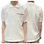 Thom Browne Polo a maniche corte in interlock con tasca e tre righe bianche Bianco - vista 8