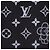 Louis Vuitton Sciarpa in Lana Monogram Vivienne Grigio Scuro Marrone - vista 3