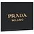 Prada Cartera de metal con logo dorado Negro - vista 5