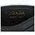 Prada Cartera de metal con logo dorado Negro - vista 7