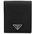Prada Portafoglio Grain Logo Bifold da Uomo - vista 3