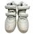 Miu Miu Sneakers alte da donna in nappa con Velcro Bianco - vista 3