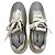 Miu Miu Sneakers Metalliche Trapuntate da Donna Argento - vista 7