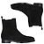 Brunello Cucinelli Suede Chelsea Boots Black - view 2
