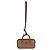 Miu Miu Portachiavi in pelle Arcady Cognac Multicolore