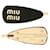 Miu Miu Logo Hair Clip Set Black  - view 3