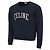 Céline Regulärer Baumwoll-Fleece-Sweatshirt mit Logo Blau - Ansicht 3