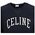 Céline Regulärer Baumwoll-Fleece-Sweatshirt mit Logo Blau - Ansicht 7