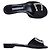 Manolo Blahnik Sandali BLCK RAMIFLAT Nero