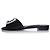Manolo Blahnik Sandali BLCK RAMIFLAT Nero - vista 3