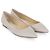 Jimmy Choo Scarpe da Sposa ROMYFLATDGZ PLATINUMICE Scarpe Flat Marrone - vista 4