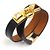 Hermès Bracciale Doppio in Epsom Nero La Medor con Oro XS Multicolore - vista 2