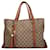 Gucci Gewebte Tragetasche mit Griff Braun