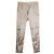 Prada Pantalones cargo de satén beige Blanco