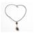 Chanel Collana con Pendente Coco Argento  - vista 3