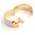 Hermès Bracciale Click Clack Sakura in Oro Rosa Arancione - vista 3