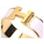 Hermès Bracciale Click Clack Sakura in Oro Rosa Arancione - vista 4