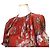 Gucci Vestido de seda plisado rojo tomate Roja - vista 4