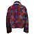 Versace Multicolor Eco-Fur Zip-Up Jacke Pink - Ansicht 2