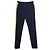 Versace Pantaloni blu navy con dettagli gialli Nero