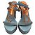 Dior Sandali con piattaforma in denim Blu - vista 2