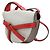 Loewe Borsa a tracolla rossa Off-White con pattina Marrone - vista 2