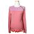 Jersey de rayas de algodón Sonia Rykiel Púrpura