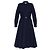 Tory Burch Vestido camisero de algodón plisado Azul