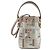 Fendi Multicolor FF bestickte Mini-Umhängetasche aus Canvas Braun - Ansicht 3