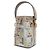 Fendi Multicolor FF bestickte Mini-Umhängetasche aus Canvas Braun - Ansicht 4