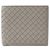 Bottega Veneta Light Grey Woven Wallet Brown