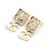 Chanel CC-Ohrringe aus Champagnergold-Kristallperlen Golden - Ansicht 2