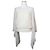 Escada Beige Seiden-Spitzenbluse Braun