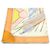 Hermès Bufanda de Seda Cuadrada Baguette Mains Multicolor - vista 2