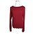 Etro Bordeaux Raffung Bluse Rot