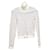 Fendi FF-Logo Pullover Strick mit langen Ärmeln Silber  - Ansicht 1