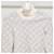 Fendi FF-Logo Pullover Strick mit langen Ärmeln Silber  - Ansicht 4