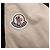 Moncler Jaqueta acolchoada de pescoço alto em plumas de ganso puro, bege e preta, em camadas - vista 7